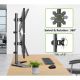 23. TECHLY VERTICAL DESK STAND FOR 2 MONITORS 13-27" LCD 10KG