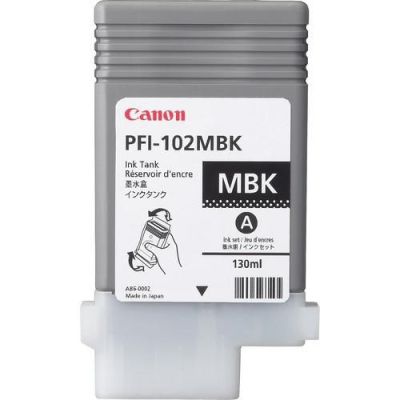 2. Canon PFI-102MBK Ink Cartridge Original Matte Black