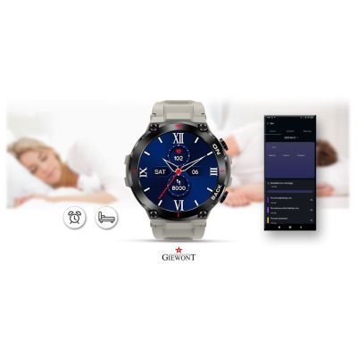 11. GIEWONT Pionier GPS GW460-3 smartwatch - Light Stone