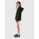 3. Girls' sweatshirt with a zipper and hood 4F 4FJWSS25TSWSF1706-20S