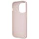 8. Guess GUHCP14LP4TDSCPP case for iPhone 14 Pro - pink Crossbody 4G Metal Logo
