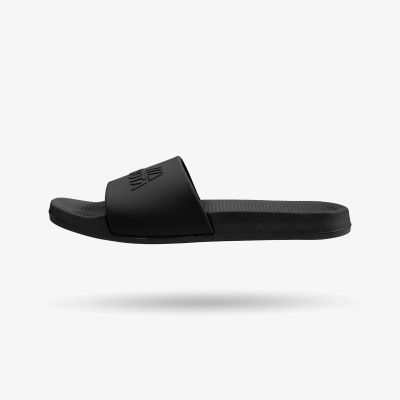 3. Basic plain black pool flip-flops KUBKBB-SS24-02-23