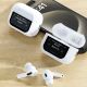 7. Dudao U19 in-ear TWS wireless Bluetooth 5.3 headphones with LED display - white