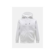 Peak Performance M Original Small Logo Zip Hood sweatshirt white