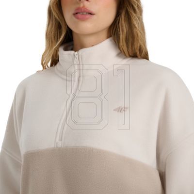 4. Fleece sweatshirt 4F W 4FWAW25TFLEF42112S