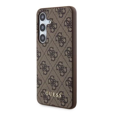 2. Guess 4G Metal Gold Logo case for Samsung Galaxy A35 - brown