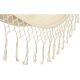 16. GARDEN HAMMOCK FOR 1 PERSON 200X100CM WITH SPREADER BAR AND FRINGE MIAMI ECRU