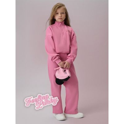 4. Girls' straight leg sweatpants 4F 4FJRSS26TTROF1727-54S