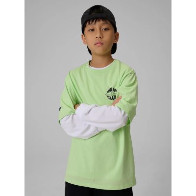 Boy's cotton T-shirt 4F 4FJRSS26TTSHM3905-45S