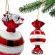 GLASS CANDY BALL FORM 10CM HORIZONTAL STRIPES