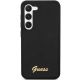 3. Guess GUHCS23MSLSMK S23+ S916 black/black hardcase Silicone Vintage Gold Logo