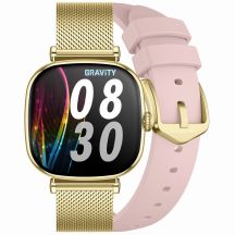 Smartwatch Gravity Gold Bracelet + Strap GT32-1
