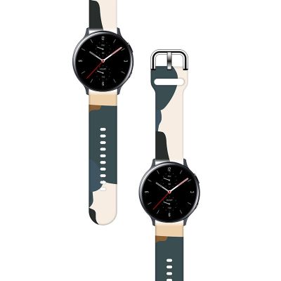2. Strap Moro for Samsung Galaxy Watch 40 / 41 / 42 / 43 / 44 mm silicone bracelet watch band - pattern 13