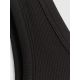 6. Women's slim ribbed knit top 4F 4FRSS26TSLEF337-20S