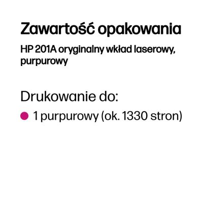 20. TONER CARTRIDGE 201A MAGENTA/.