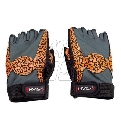 20. Gloves for the gym Oragne / Gray W HMS RST03 rL