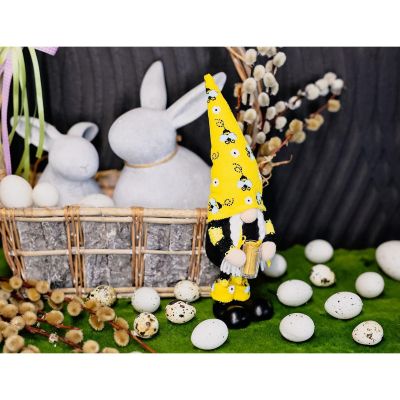 10. Gnome Bee 25cm Spring Decoration