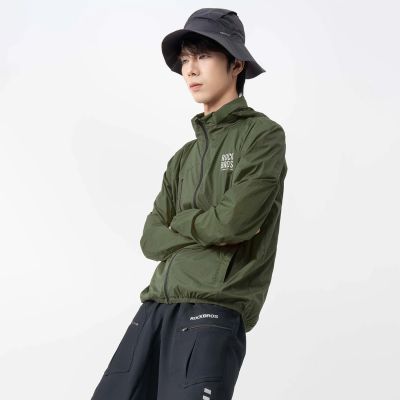 3. Rockbros TLWT002 ROAD TO SKY M Bicycle Windbreaker - Green