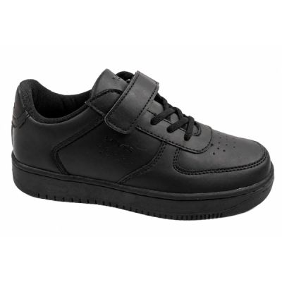 Levi's Union SE black youth sports shoes with velcro