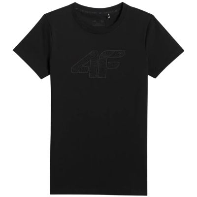 2. Women's T-shirt 4F F3309 deep black 4FWMM00TTSHF3309 20S