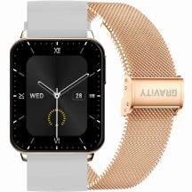 Smartwatch Gravity Rose Gold Gray 2 Straps GT17-4