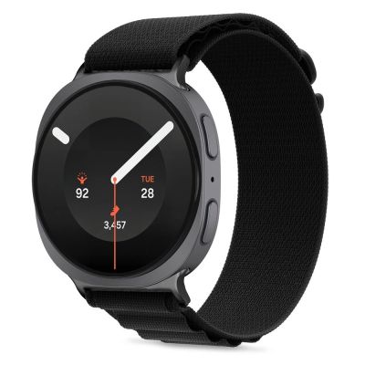 2. Tech-Protect Nylon Pro Strap for Samsung Galaxy Watch 40/44/46 mm - Black