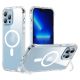 11. Joyroom Magnetic Defender Magnetic Case for iPhone 14 Plus Armored Case with Hooks Stand Clear (MagSafe Compatible)