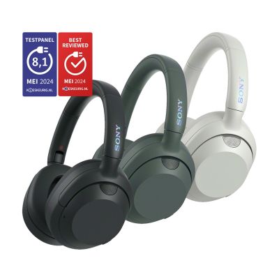 26. SONY WH-ULT900NW white headphones