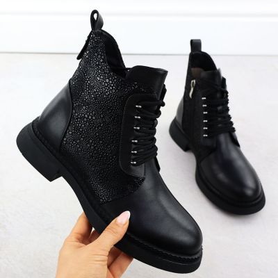 2. Women's leather insulated ankle boots S.Barski 52-612