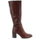 2. Women’s Brown Block-Heel Boots Sergio Leone KZ-08