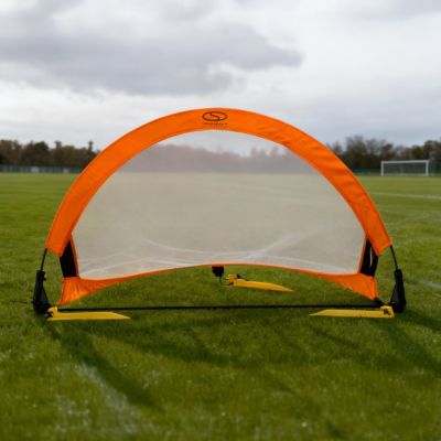 Pop-up soccer training goal - orange (S) 76x45x45 cm