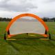 Pop-up soccer training goal - orange (S) 76x45x45 cm