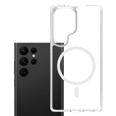 12. 3mk Armor MagCase for Samsung Galaxy S24 Ultra - Transparent