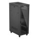 3. Lanberg 19" 32U 600x1000 black floor-standing rack cabinet with glass doors (flat pack)