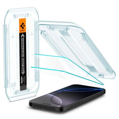 9. Spigen Glas.tR EZ Fit Tempered Glass for iPhone 16 Pro Max / 17 Pro Max - 2 pcs.