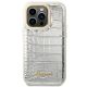 3. Guess Croco Collection case for iPhone 14 Pro 6.1" - silver