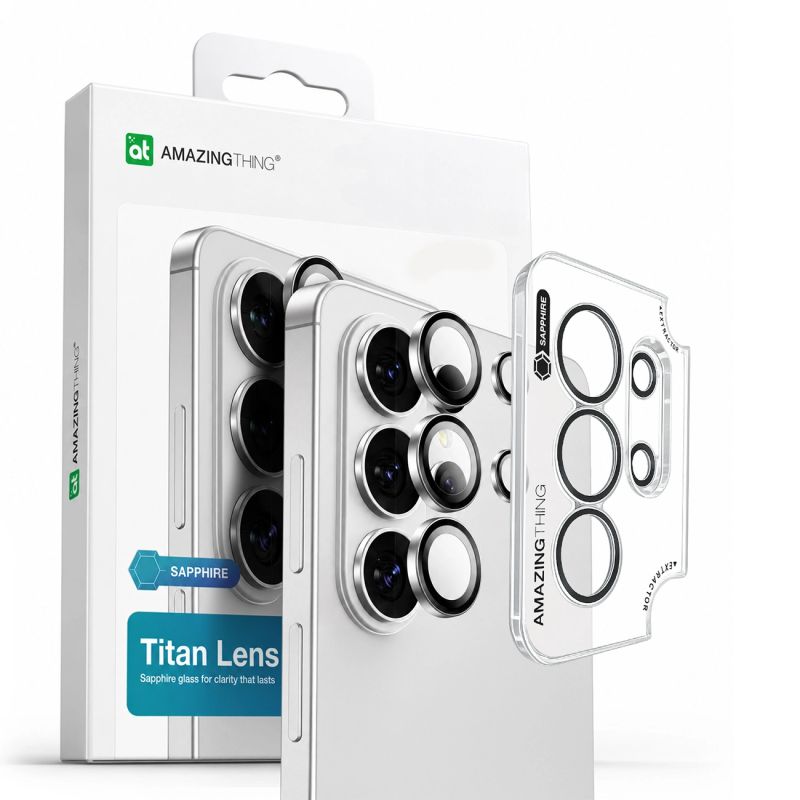 4. AmazingThing Sapphire Radix AR Lens Glass for Samsung S26 Ultra - Silver