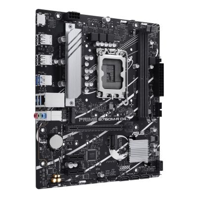 3. ASUS PRIME B760M-R D4 Intel B760 LGA 1700 micro ATX