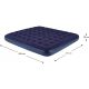 3. FLOCKED MATTRESS 2-PERSON QUEEN 203x152x22CM 20256-1