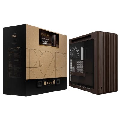 14. Asus PROART PA602 WALNUT WOOD TG PWM RETRO Case