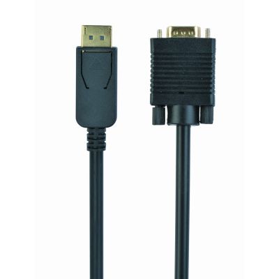 GEMBIRD CCP-DPM-VGAM-6 cable (D-Sub (VGA) M - DisplayPort M; 1.8m; black)