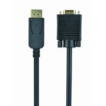 GEMBIRD CCP-DPM-VGAM-6 cable (D-Sub (VGA) M - DisplayPort M; 1.8m; black)
