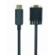 GEMBIRD CCP-DPM-VGAM-6 cable (D-Sub (VGA) M - DisplayPort M; 1.8m; black)