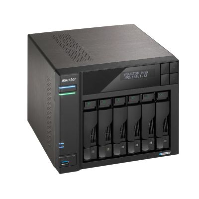 3. NAS Asustor AS6706T; Tower; 6x (3.5" SATA HDD/ 2.5" SSD); Intel Celeron N5105; 8GB DDR4 SODIMM (max. 16GB), 2x 2.5GbE, 4x M.2 2280 NVMe PCIe 3.0, 2x USB 3.2 Gen, 1x HDMI 2.0b, 1x optional 10 GbE card