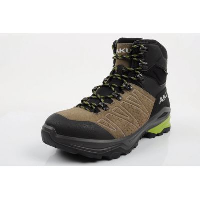 3. Aku men's trekking sports shoes Adapta Gore-tex leather black green