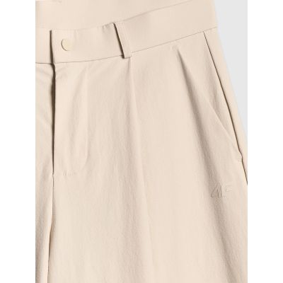 8. Women's wide leg trousers 4F 4FRSS26TTROF1970-12S