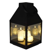 LANTERN ADVENT LANTERN RORATY LED 25CM 3 CANDLES