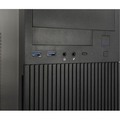 9. Inter-Tech IT-2815 Linear Midi Tower Black