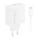 7. Lenovo G0A6065WEU GaN 2x USB-C 65W Wall Charger White