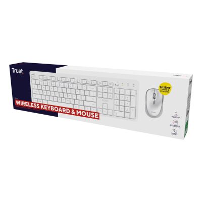 7. Trust ODY II Wireless White US Keyboard + Mouse